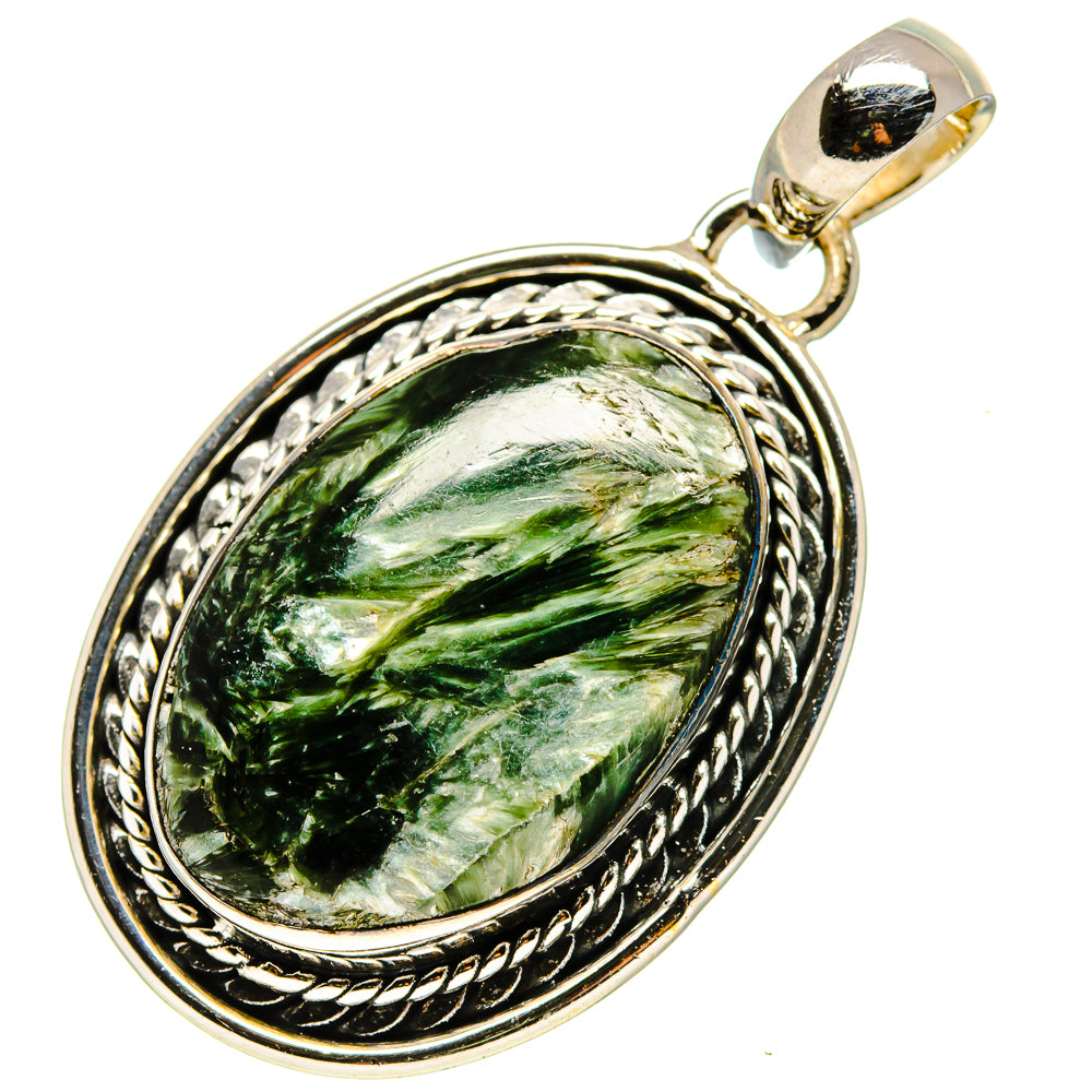 Seraphinite Pendants handcrafted by Ana Silver Co - PD755368