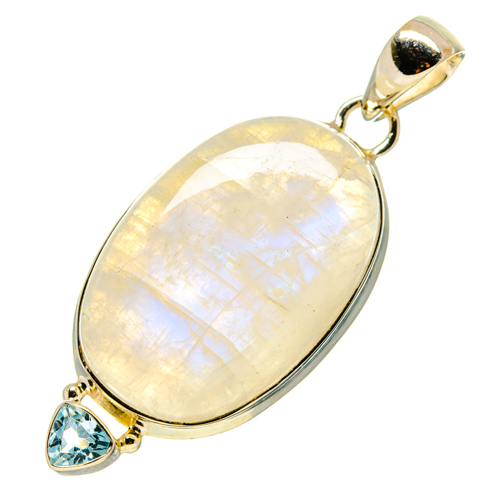 Rainbow Moonstone Pendants handcrafted by Ana Silver Co - PD755457