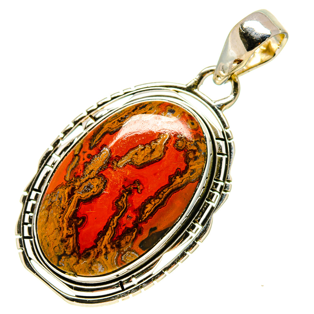 Moroccan Agate Pendants handcrafted by Ana Silver Co - PD755487