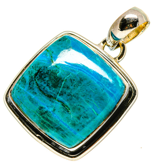 Chrysocolla Pendants handcrafted by Ana Silver Co - PD755489