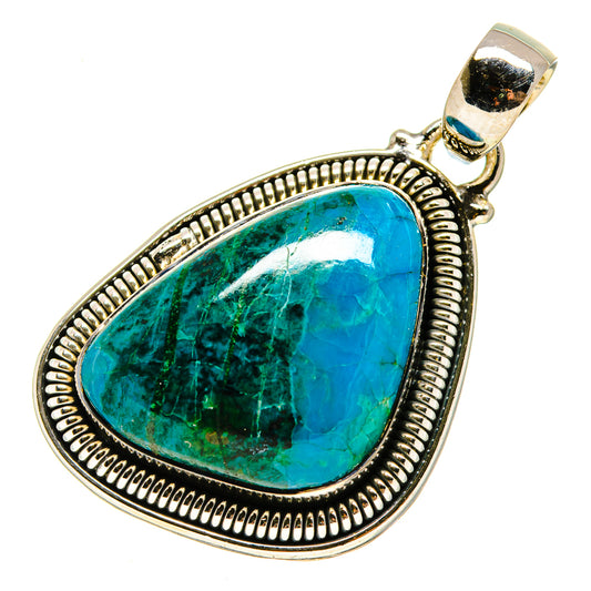Chrysocolla Pendants handcrafted by Ana Silver Co - PD755538