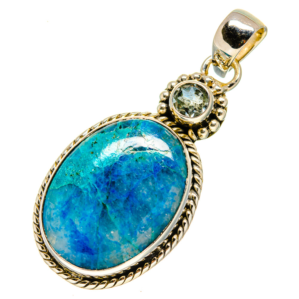 Chrysocolla Pendants handcrafted by Ana Silver Co - PD755548