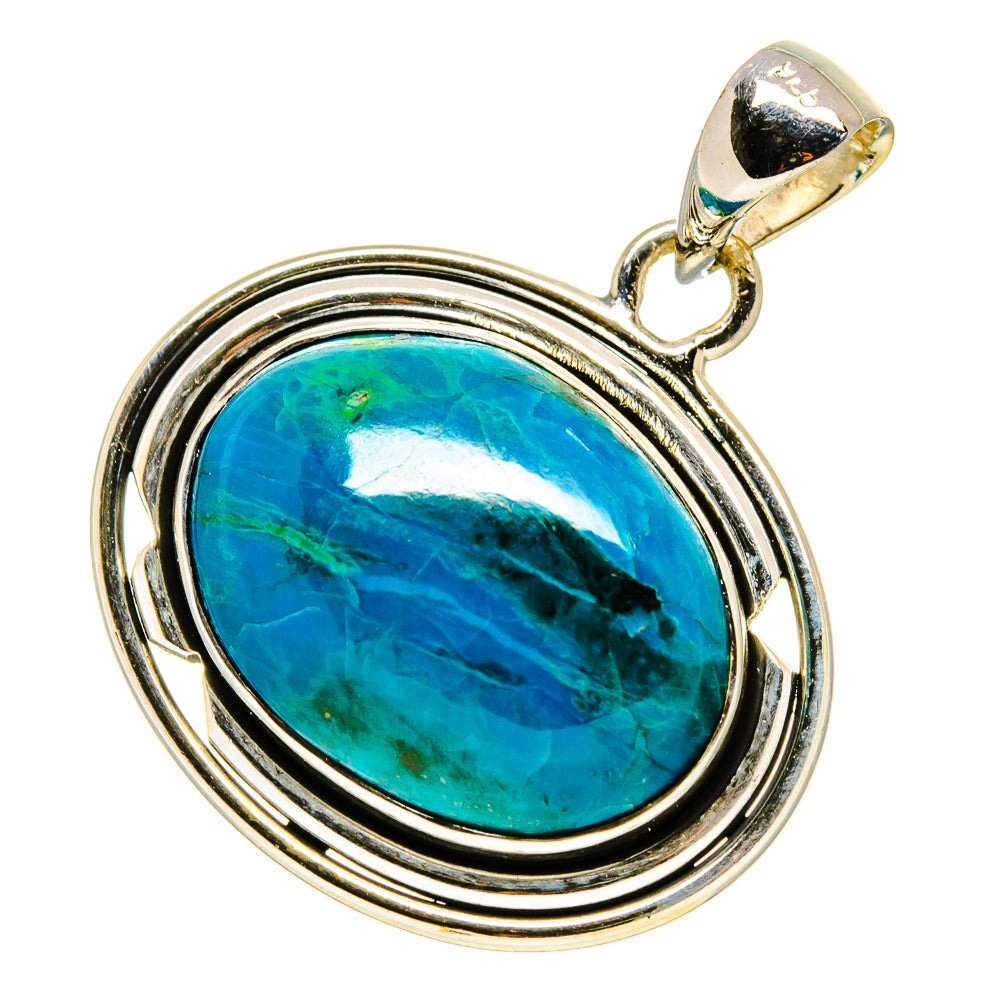 Chrysocolla Pendants handcrafted by Ana Silver Co - PD755645