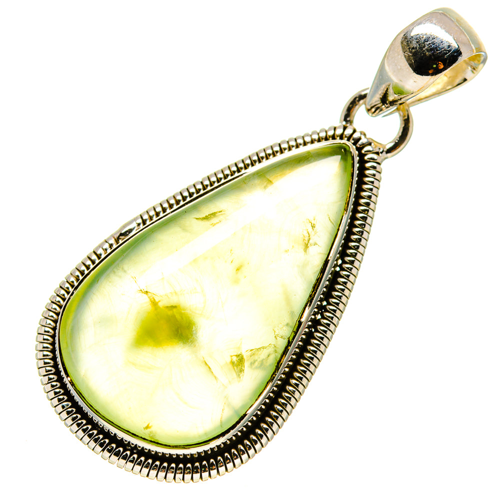 Prehnite Pendants handcrafted by Ana Silver Co - PD755664