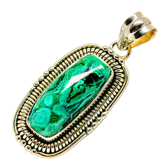 Chrysocolla Pendants handcrafted by Ana Silver Co - PD755676