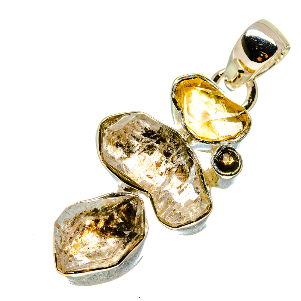 Herkimer Diamond Pendants handcrafted by Ana Silver Co - PD755677