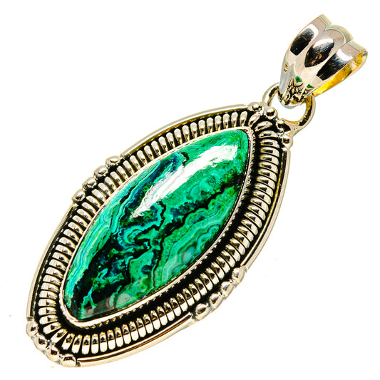 Chrysocolla Pendants handcrafted by Ana Silver Co - PD755703