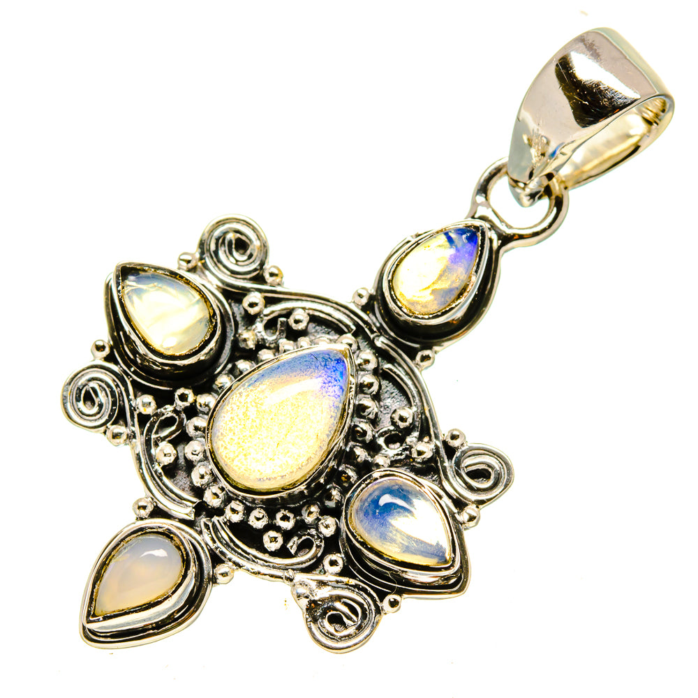 Ethiopian Opal Pendants handcrafted by Ana Silver Co - PD755732