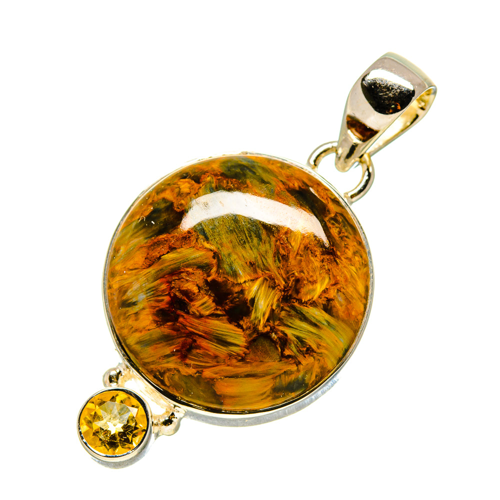 Golden Pietersite Pendants handcrafted by Ana Silver Co - PD755774