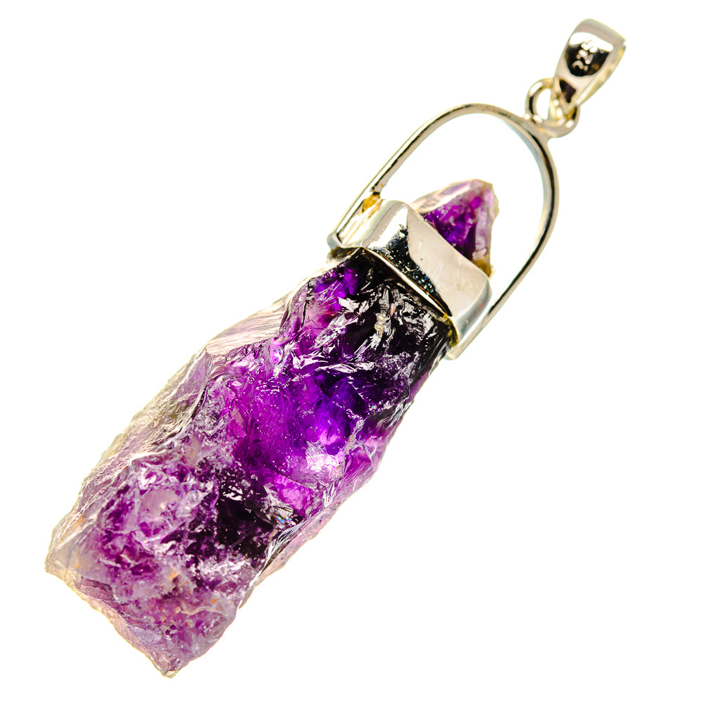 Amethyst Stalactite Pendants handcrafted by Ana Silver Co - PD755828