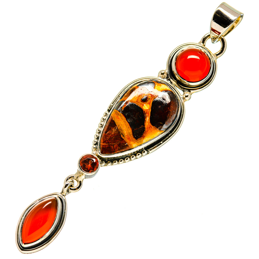 Bauxite Pendants handcrafted by Ana Silver Co - PD755831