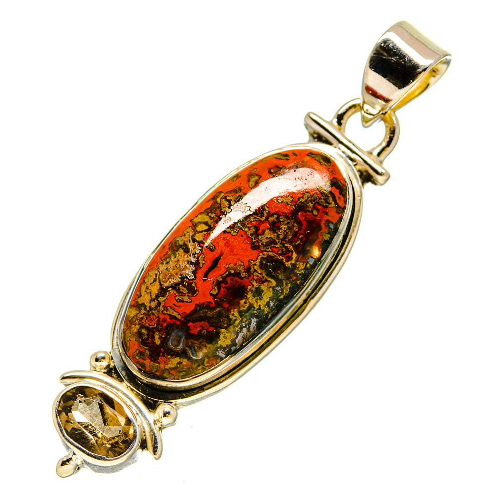 Moroccan Agate Pendants handcrafted by Ana Silver Co - PD755937