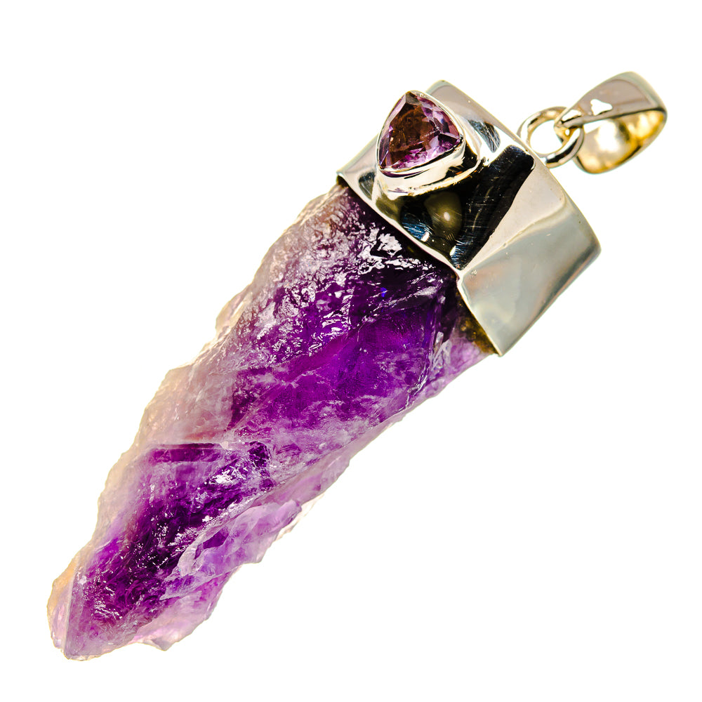 Amethyst Stalactite Pendants handcrafted by Ana Silver Co - PD755959