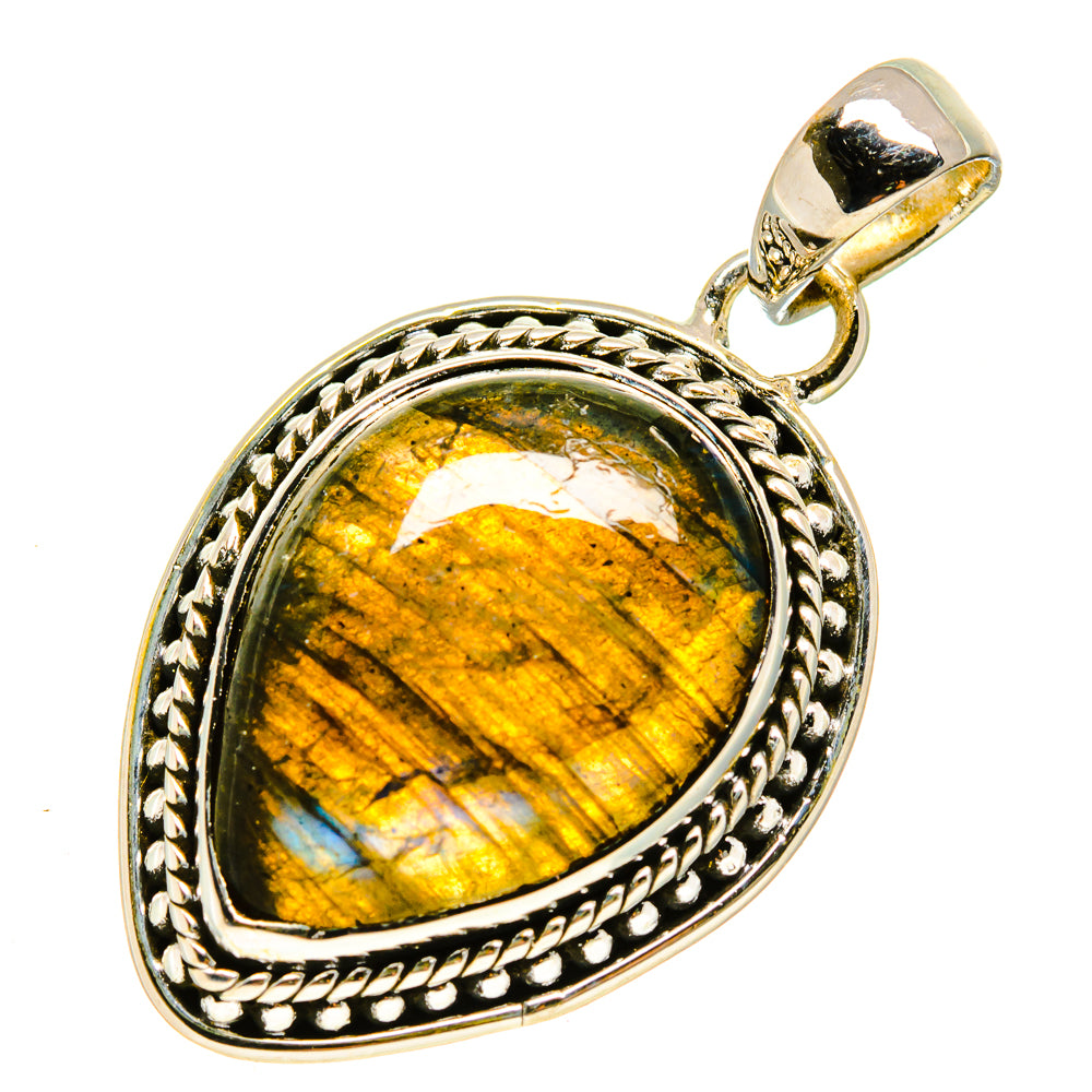 Labradorite Pendants handcrafted by Ana Silver Co - PD756009