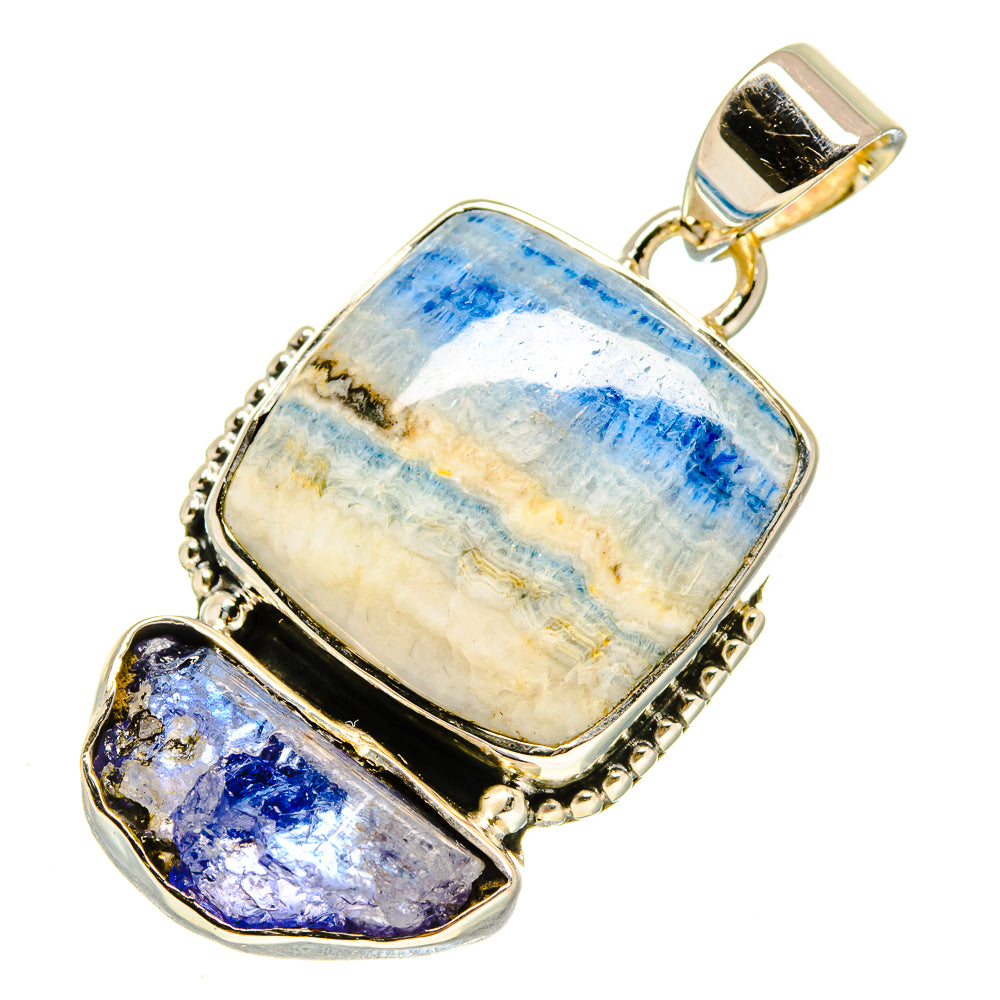 Blue Scheelite Pendants handcrafted by Ana Silver Co - PD756020