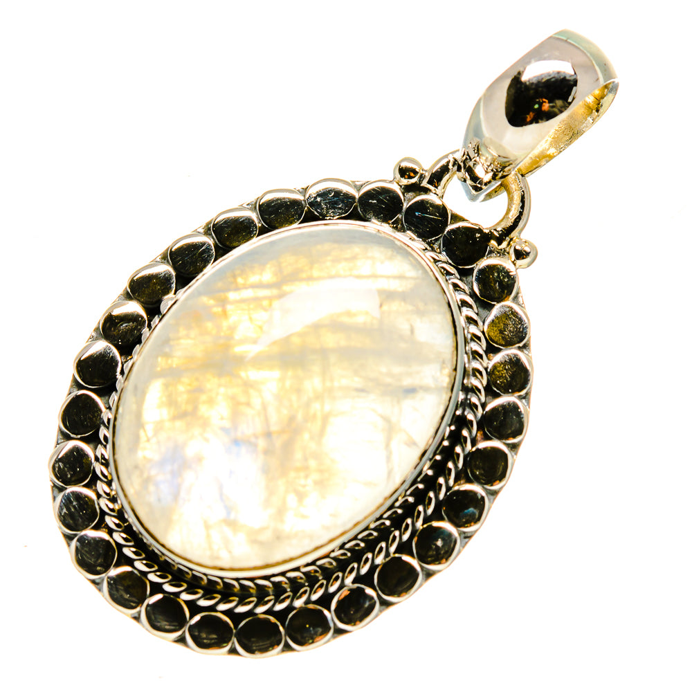Rainbow Moonstone Pendants handcrafted by Ana Silver Co - PD756042