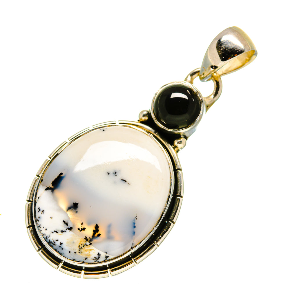 Dendritic Opal Pendants handcrafted by Ana Silver Co - PD756090