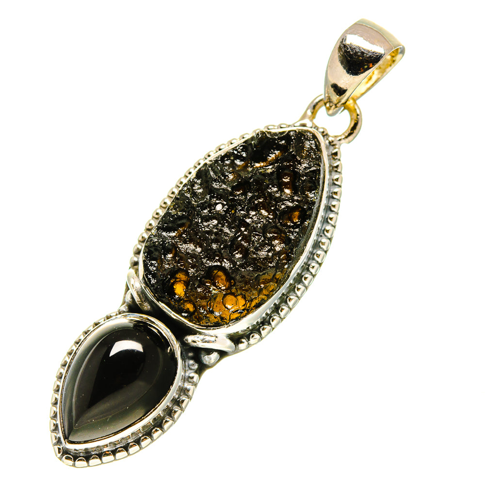 Tektite Pendants handcrafted by Ana Silver Co - PD756094