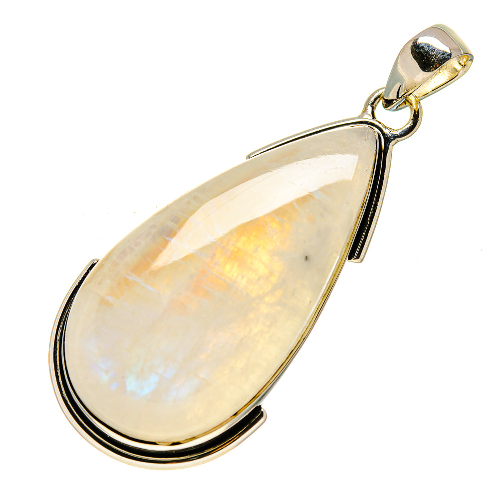 Rainbow Moonstone Pendants handcrafted by Ana Silver Co - PD756136