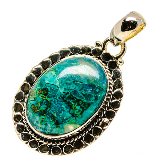 Chrysocolla Pendants handcrafted by Ana Silver Co - PD756163