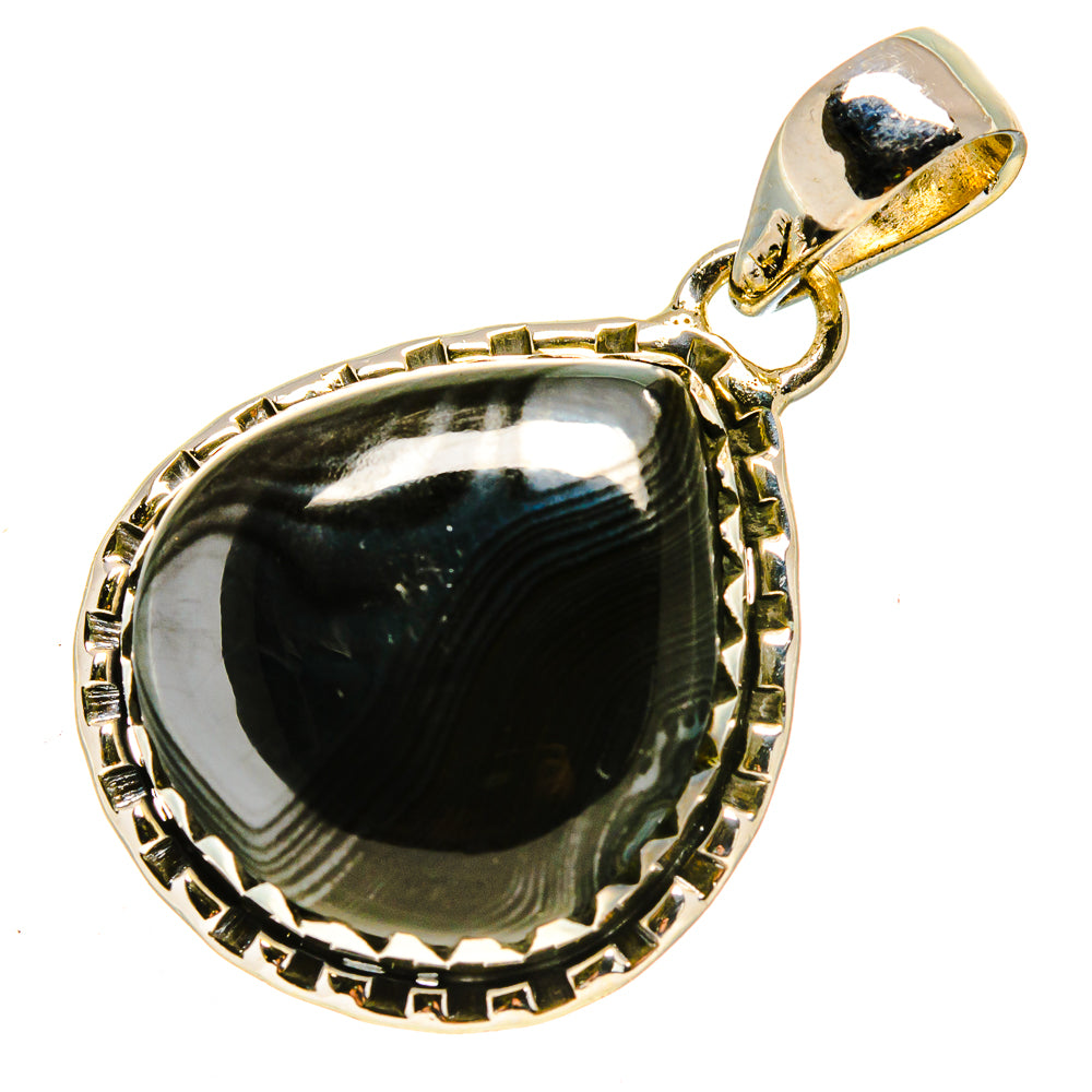 Psilomelane Pendants handcrafted by Ana Silver Co - PD756227
