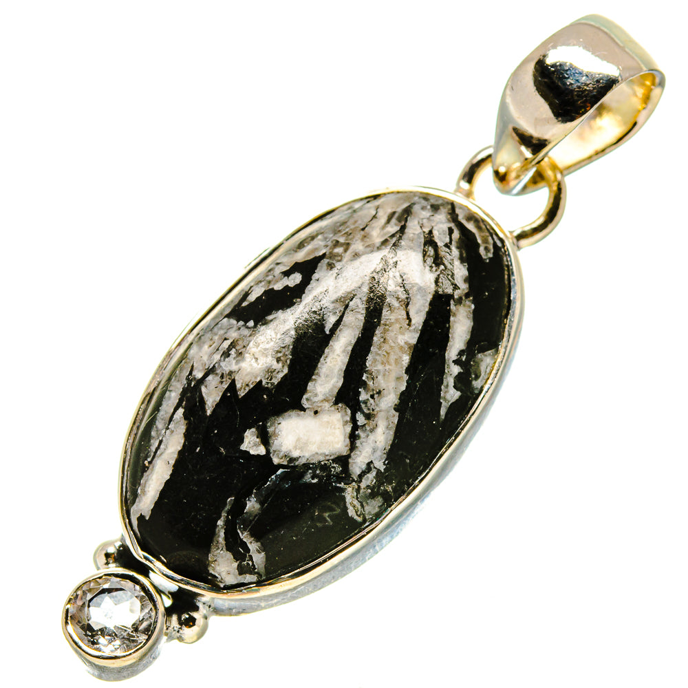Chrysanthemum Stone Pendants handcrafted by Ana Silver Co - PD756266