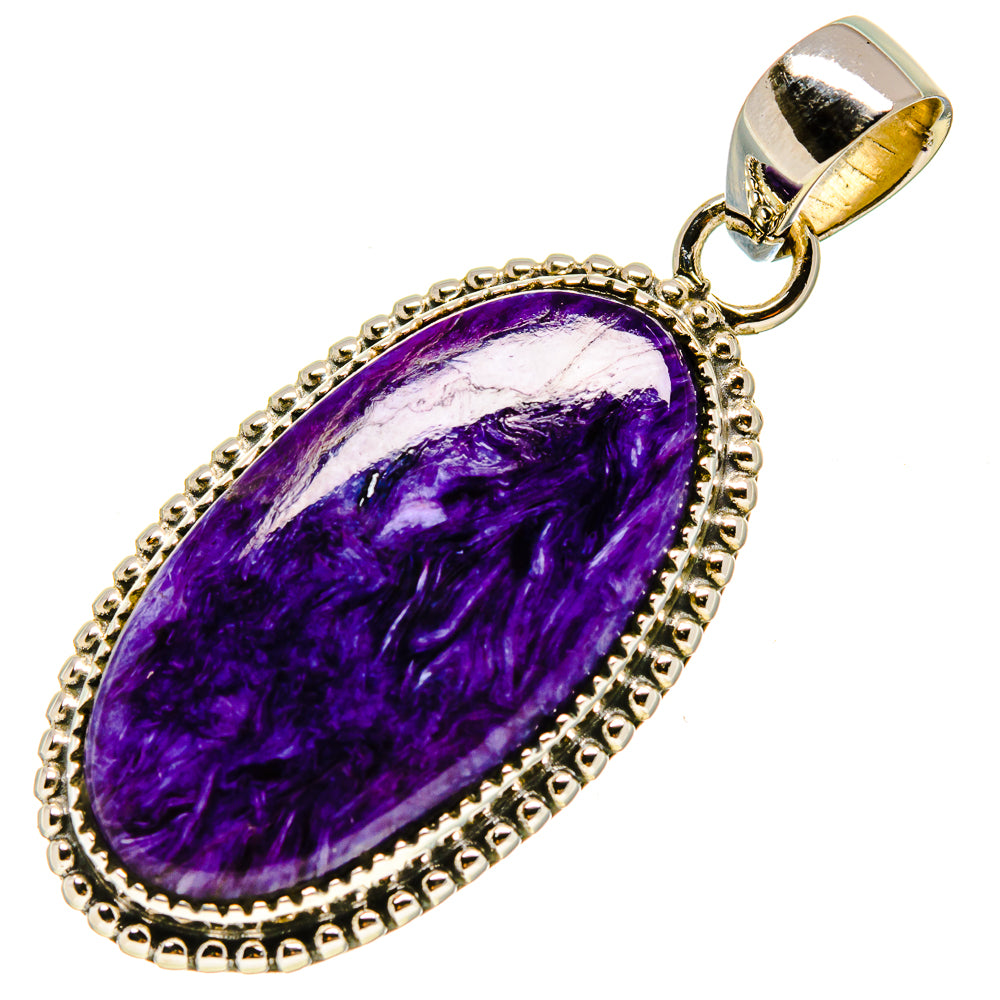 Charoite Pendants handcrafted by Ana Silver Co - PD756347