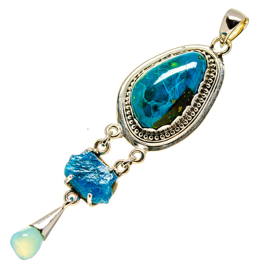 Chrysocolla Pendants handcrafted by Ana Silver Co - PD756352
