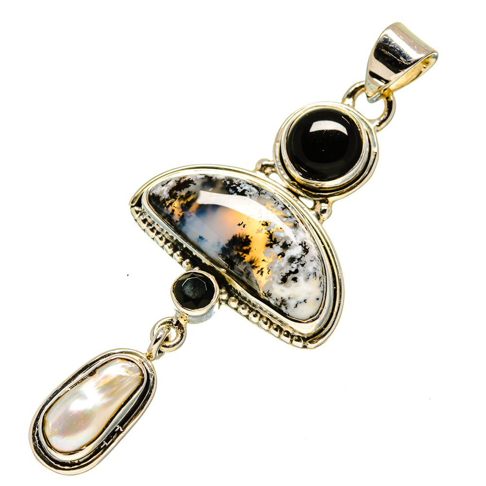 Dendritic Opal Pendants handcrafted by Ana Silver Co - PD756354