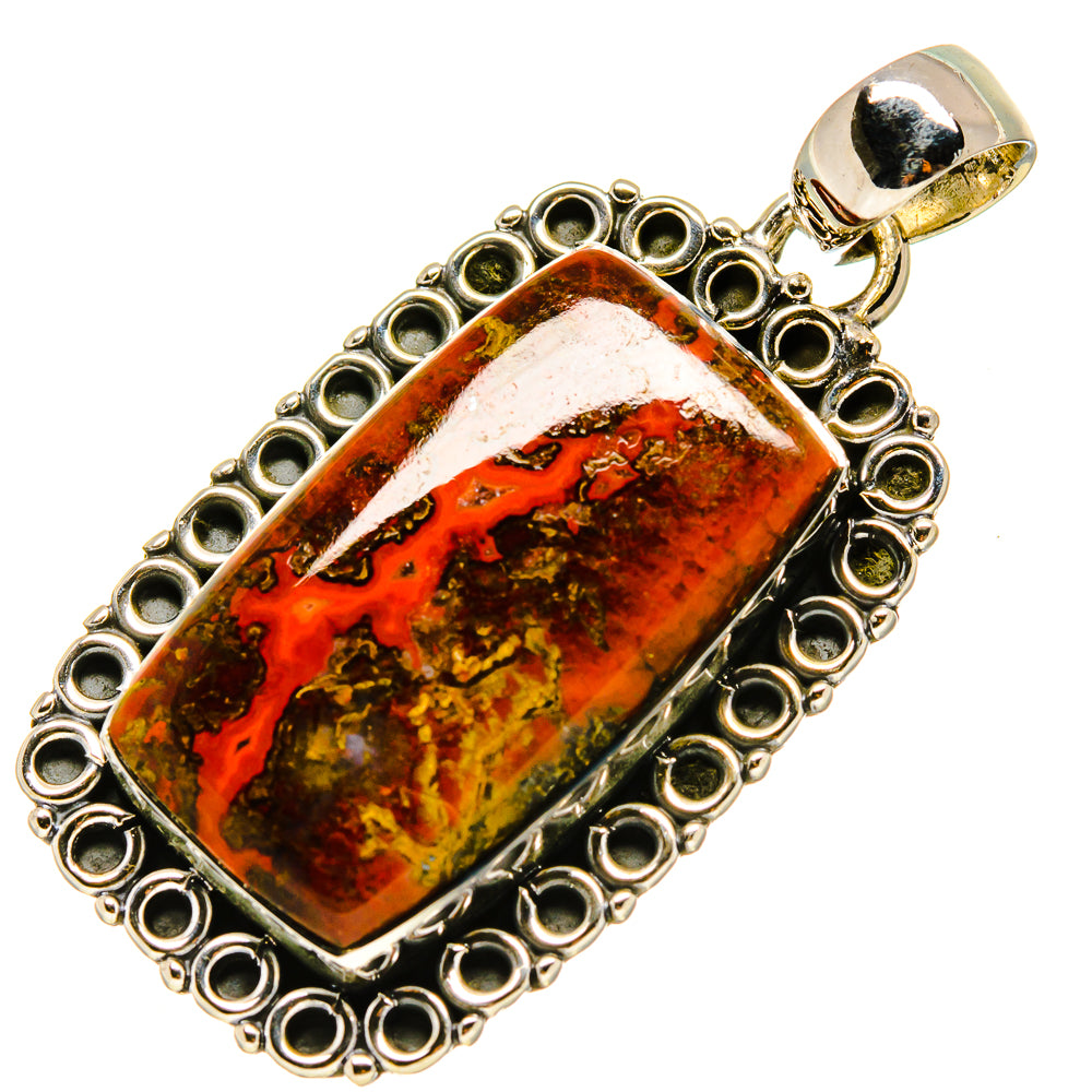 Moroccan Agate Pendants handcrafted by Ana Silver Co - PD756393
