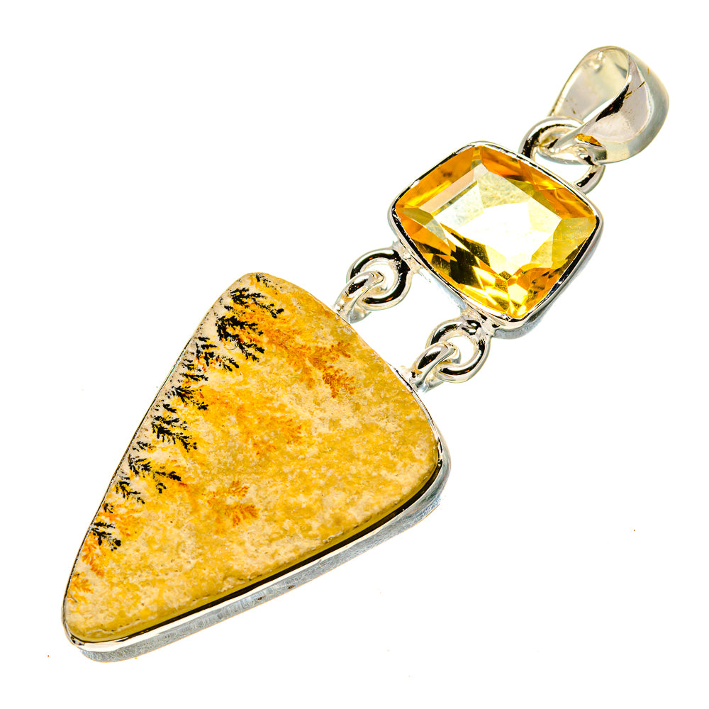 Germany Psilomelane Dendrite Pendants handcrafted by Ana Silver Co - PD756446