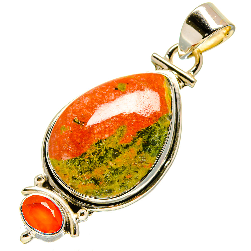 Unakite Pendants handcrafted by Ana Silver Co - PD756516
