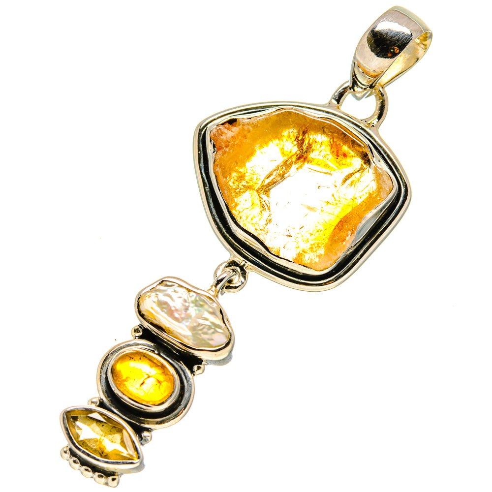 Citrine Pendants handcrafted by Ana Silver Co - PD756577