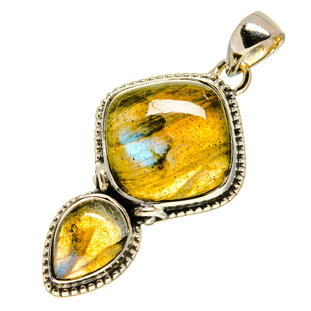 Labradorite Pendants handcrafted by Ana Silver Co - PD756599