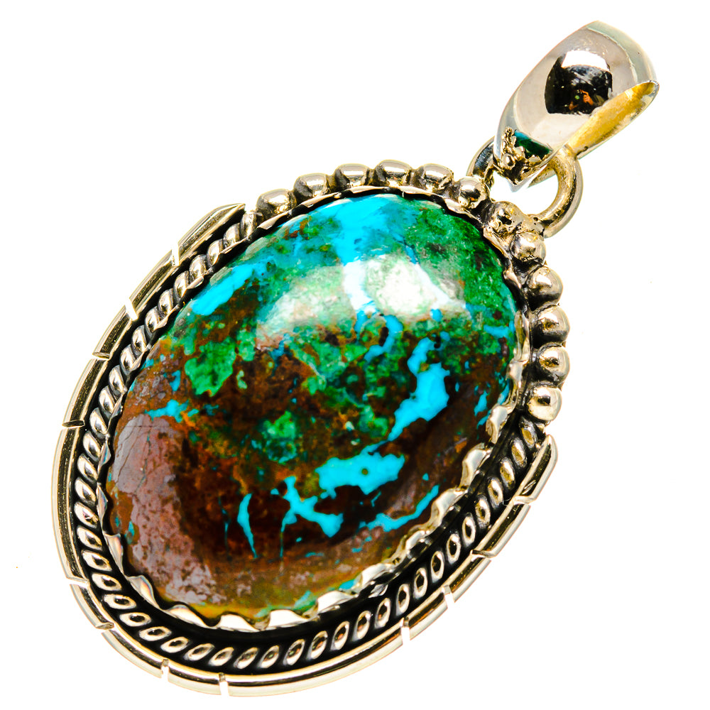 Chrysocolla Pendants handcrafted by Ana Silver Co - PD756607