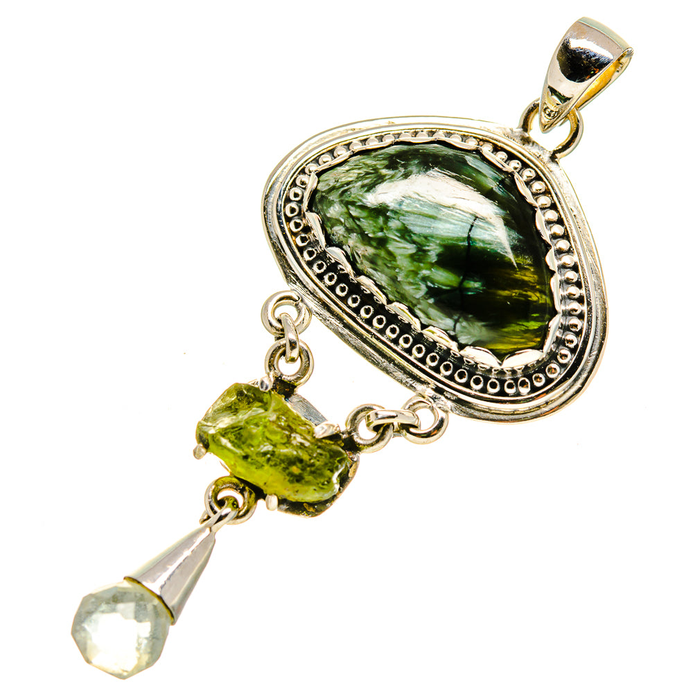 Seraphinite Pendants handcrafted by Ana Silver Co - PD756693