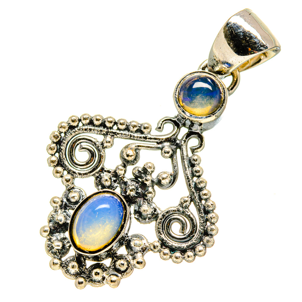 Ethiopian Opal Pendants handcrafted by Ana Silver Co - PD756707