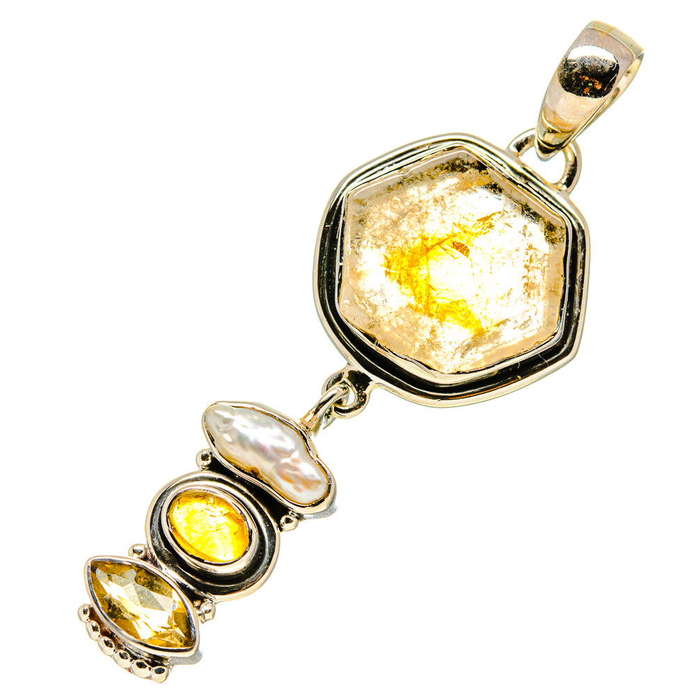 Citrine Pendants handcrafted by Ana Silver Co - PD756728