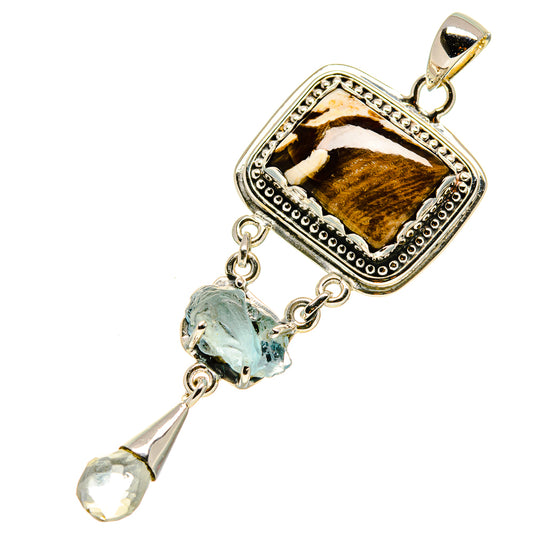 Peanut Wood Jasper Pendants handcrafted by Ana Silver Co - PD756734