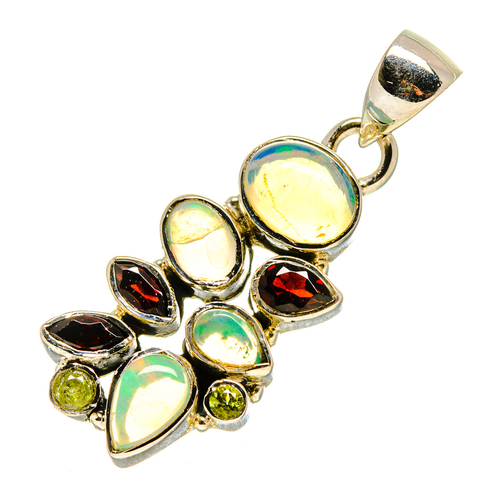 Ethiopian Opal Pendants handcrafted by Ana Silver Co - PD756759