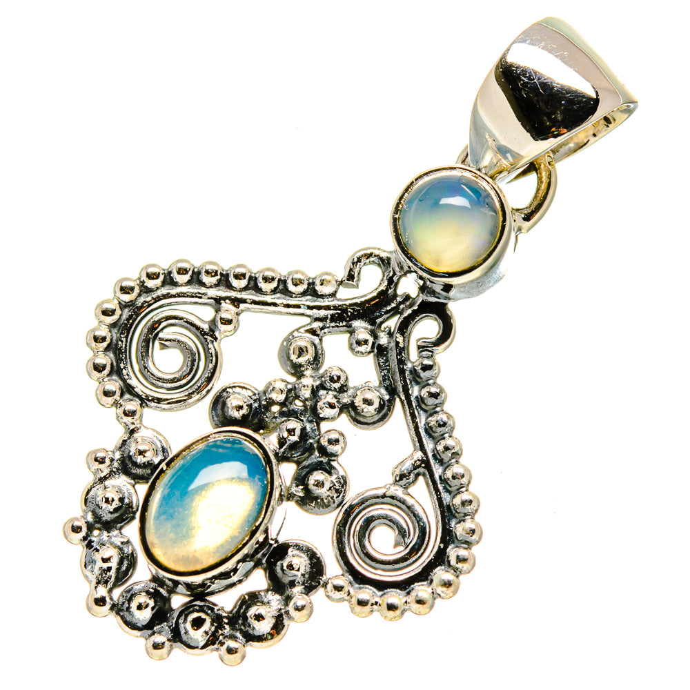 Ethiopian Opal Pendants handcrafted by Ana Silver Co - PD756771