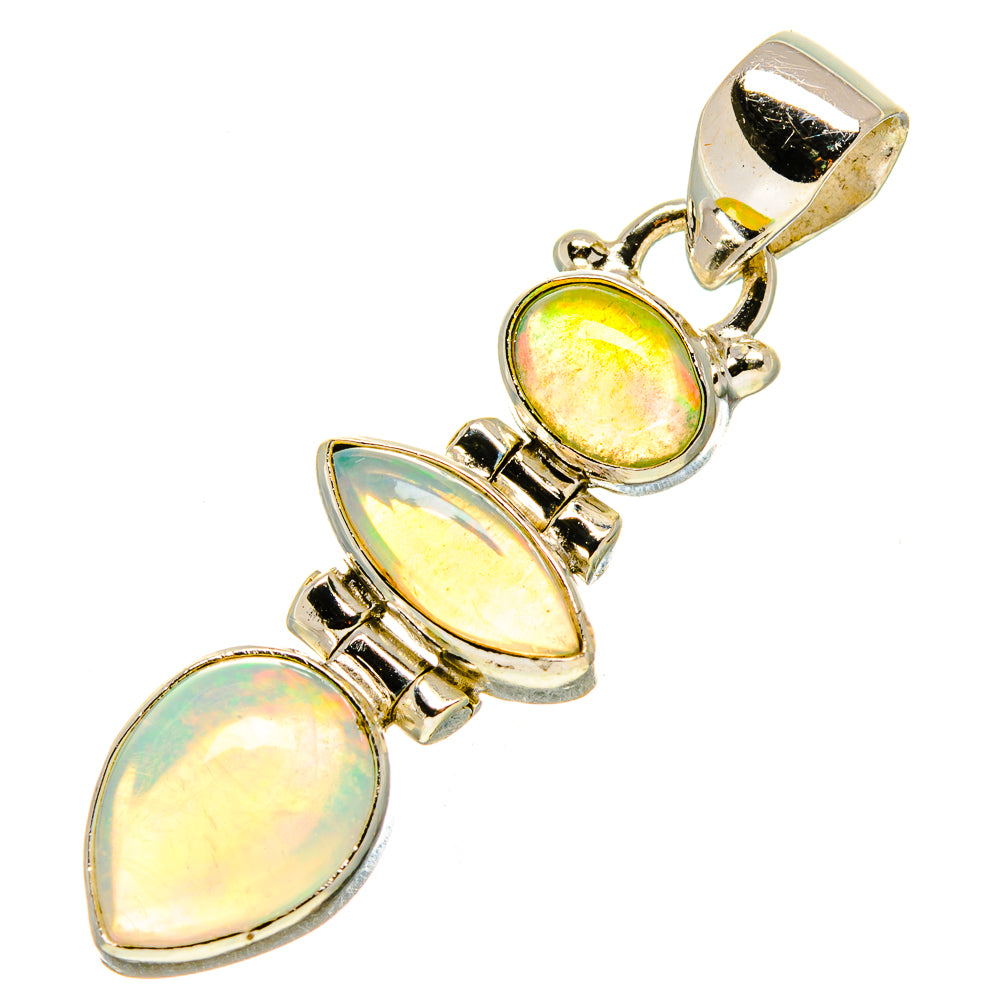 Ethiopian Opal Pendants handcrafted by Ana Silver Co - PD756806