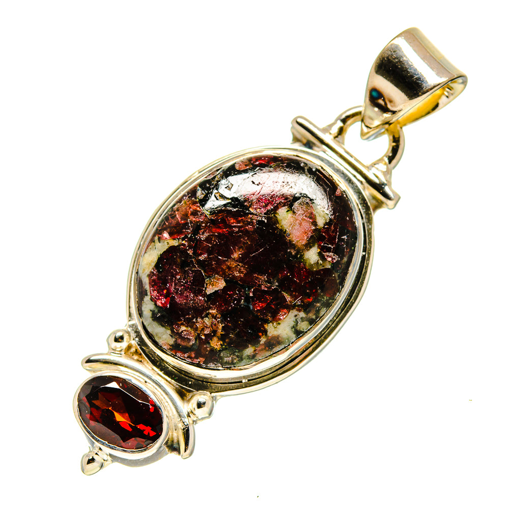 Russian Eudialyte Pendants handcrafted by Ana Silver Co - PD756831