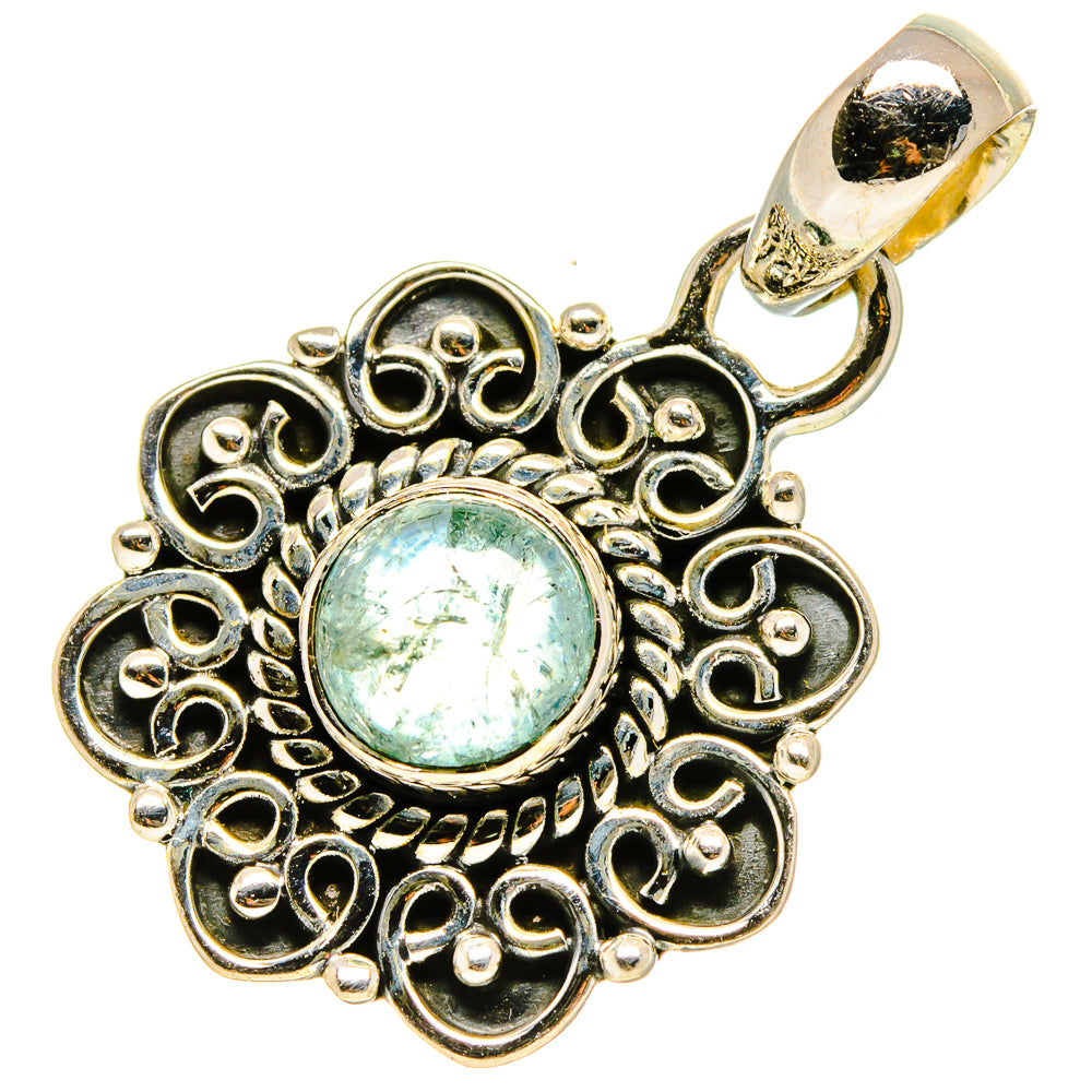 Aquamarine Pendants handcrafted by Ana Silver Co - PD756860