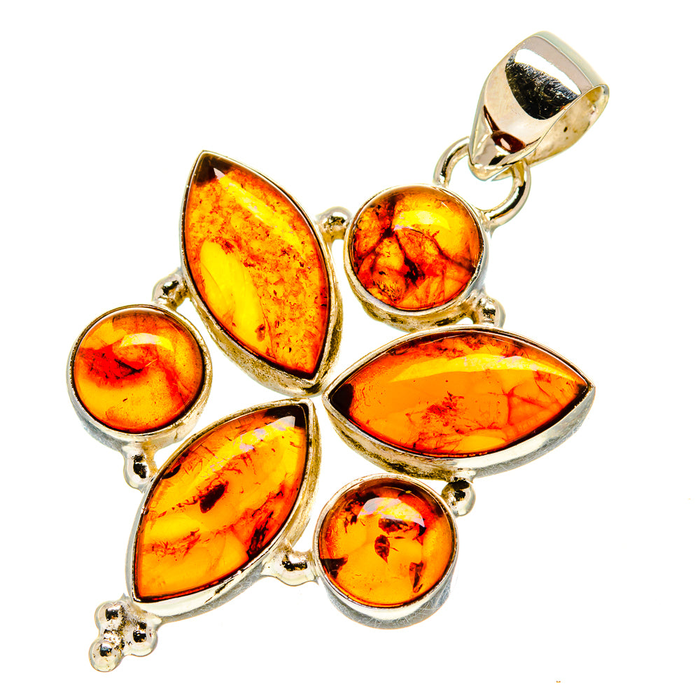 Baltic Amber Pendants handcrafted by Ana Silver Co - PD756898