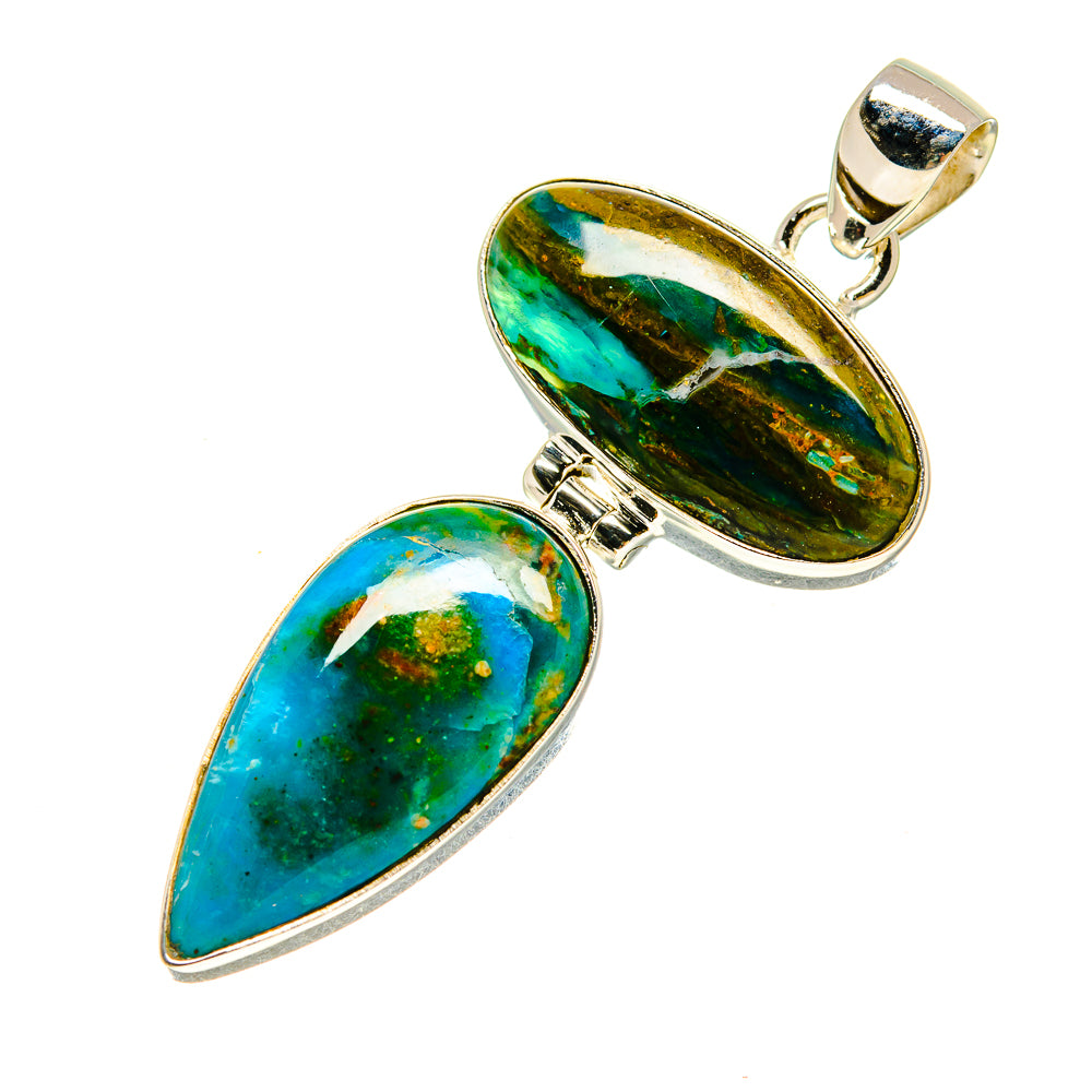 Chrysocolla Pendants handcrafted by Ana Silver Co - PD756976