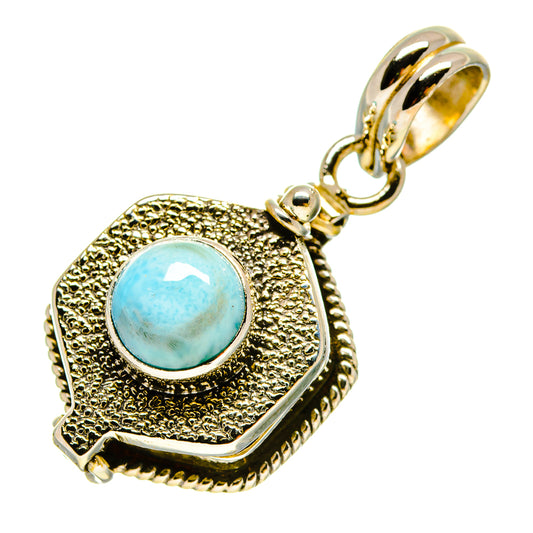 Larimar Pendants handcrafted by Ana Silver Co - PD757012