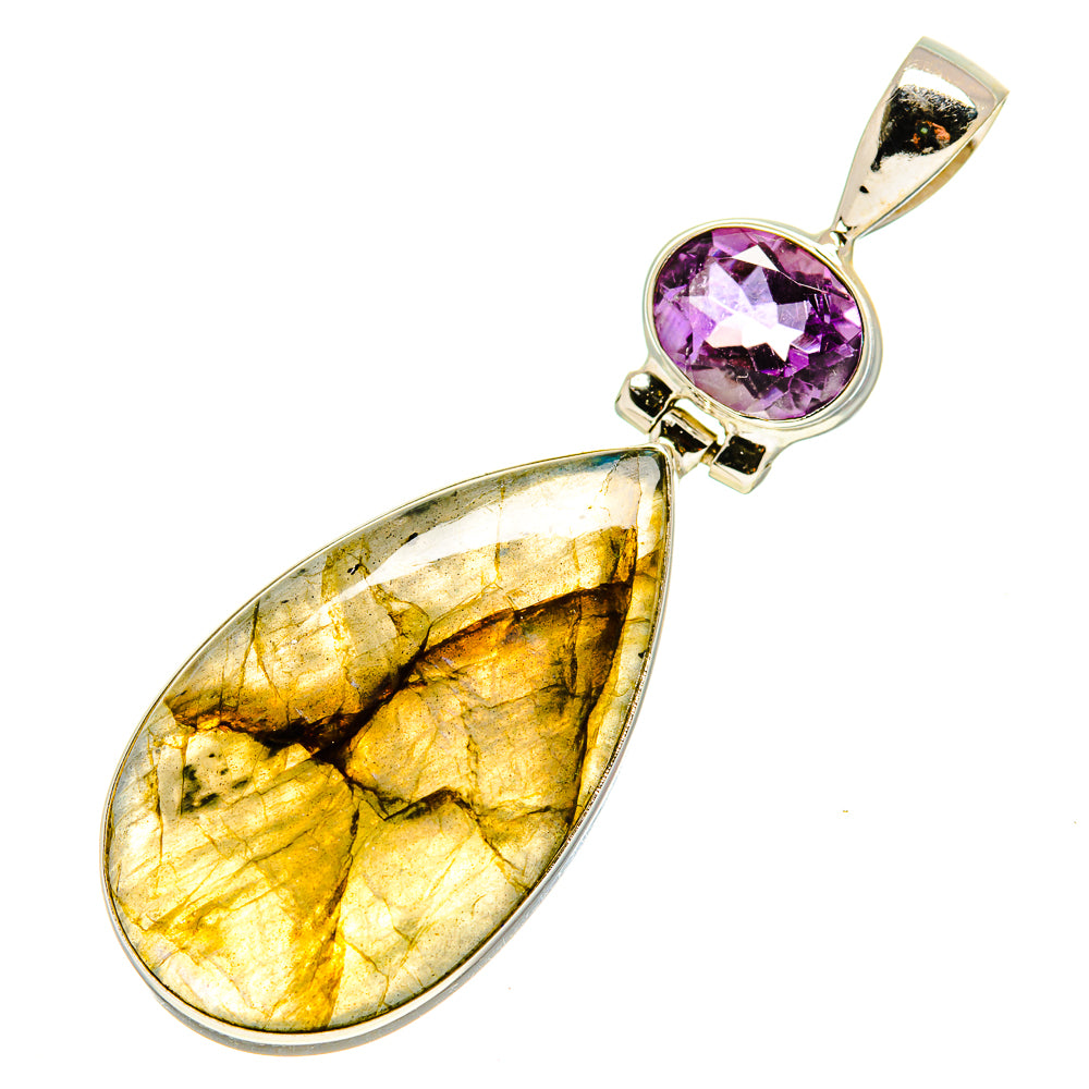 Labradorite Pendants handcrafted by Ana Silver Co - PD757068