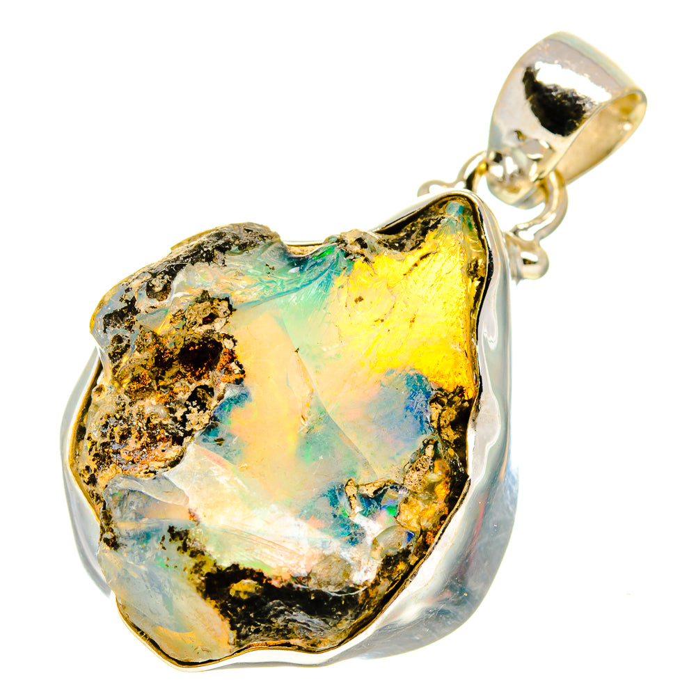 Ethiopian Opal Pendants handcrafted by Ana Silver Co - PD757078