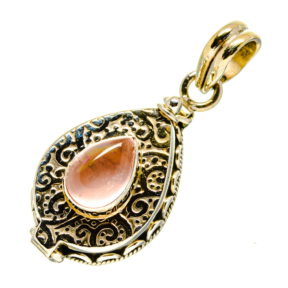 Rose Quartz Pendants handcrafted by Ana Silver Co - PD757082